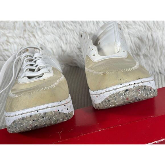 Nike Air Force 1 Crater Shoes Womens Size 9 White Low Speckled Sole CT1986-100 - Picture 5 of 10